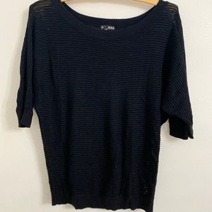 EXPRESS | 3/4 sleeve open knit sweater